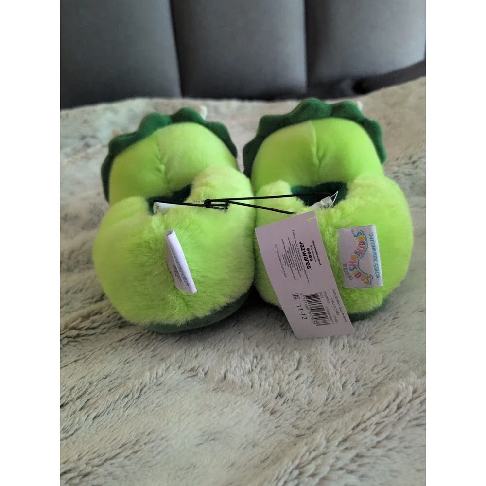 Squishmallows Toddler and Kids Character-head Scuff Slippers Size 11-12